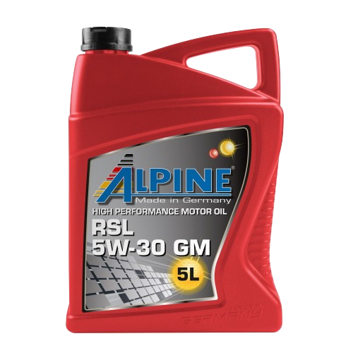 Моторное масло Alpine RSL 5W-30 GM, 5л